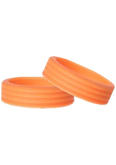 Homyl 8x Silikon Bagaj Jant Kapakları Çizilmeye Karşı Koruma Turuncu