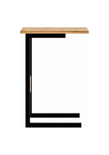 Ceramical C Sehpa - Atlantik Çam / Siyah - 67x46x36 Cm Atlantik Çam