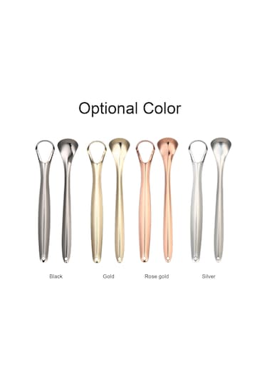 Samdoo 2 Adet Paslanmaz Çelik Dil Tarayıcı - Derin Temizleme, Ağız Kokusu Giderici, Ergonomik Tasarım, Taşınabilir Kutu