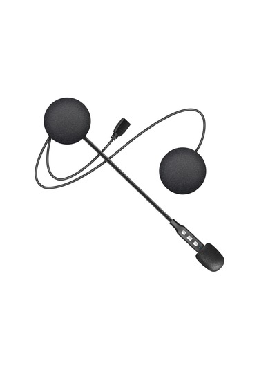 Vkemall Mh06 Motosiklet Bluetooth Kulaklık Kask Kulaklığı Bluetooth 5.0 Kablosuz Kulaklık Siyah Motosiklet İnterkom Kulaklığı