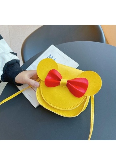 Dancemonkey Satchel Omuz Mini Kulaklı Küçük Küçük Kızlar Kırmızısı Ilmek Gül Fare Dayanıklı Çantaları Çanta Ve Pembe