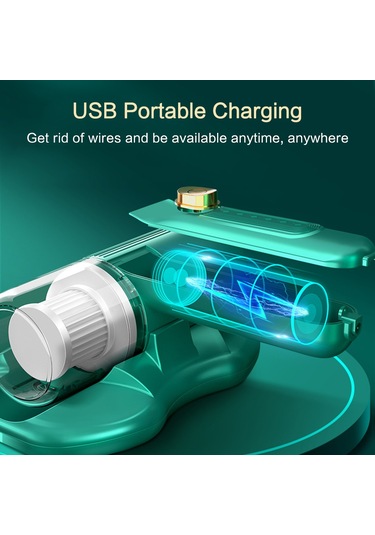 Reedark Kablosuz Taşınabilir 20kpa Güçlü Emişli 300w Akıllı Toz Akarı Temizleme Makinesi