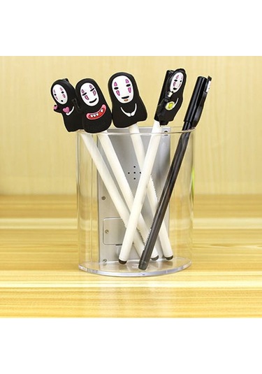 Springsun Ofis Ve Ev İçin Transparan Abs Mutfak Kalem Kutusu - Saat, Takvim, Zamanlayıcı, Termometre Ve Lcd Ekranlı Otomatik Çekmeceli Organizer Gri