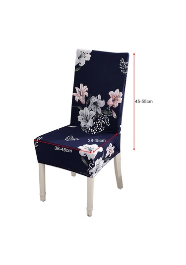 Vkemall Polyester Ve Süt İpek Fırınlı Renkli Sandalye Kılıfı - 8 Seçenekli Boyut 38-45cm Genişlik, 45-55cm Arka Yükseklik Çok Renkli