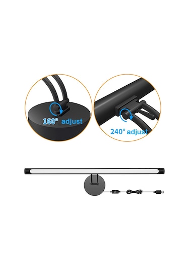 Cbtx Stil-b 55 Cm Usb Led Işık 3 Renk Sıcaklığı Dokunmatik Işık Çubuğu