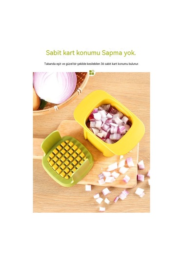 Çok Özellikli Sebze Doğrayıcı-sarı Sarı