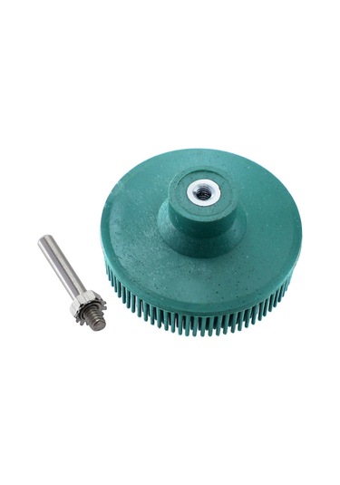 Mufunye Ruıtool 50mm Sarı 80 Elektrik Matkap Fırçası - Pürüzsüzleştirme, Zımparalama Ve Tırnak Kaldırma İçin Kauçuk Zırh Tütsü Fırça