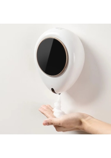 Tongxida 300ml Otomatik Banyo Sabunlar Sıvı Dağıtıcı Akıllı Şampuan Asılı Beyaz Beyaz