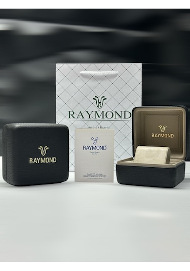 Raymond 2 Yıl Garantili Çelik Kasa Ve Kordon Kararma Renk Atma Yapmaz 5 Atm Kadın Kol Saati 611189.2 Gümüş - Sarı