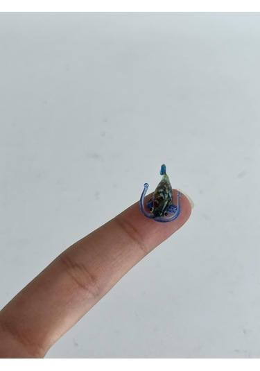 El Yapımı Mini Murano Cam Balık Biblo A132-05