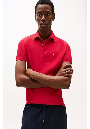 Tommy Hilfiger Core 1985 Regular Polo Kırmızı