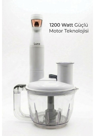 Lura 12SA 1200 W Mikser & Blender Seti