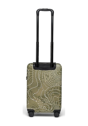 Herschel Heritage Hardshell Carry On Luggage Kabin Boy Valiz 11197 Ivy Green Topography