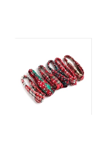 Noel Saç Bandı Fiyonklu Saç Bandı Boho Düğümlü Saç Bandı Retro Elastik Tavşan Kulakları Kızlar Ve Kadınlar İçin Sevimli Esnek Saç Aksesuarları 6 Adet Çok Renkli