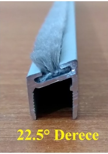 8 Mm Alüminyum Cam Balkon Fitili H,H,90°,45°,22,5°,U