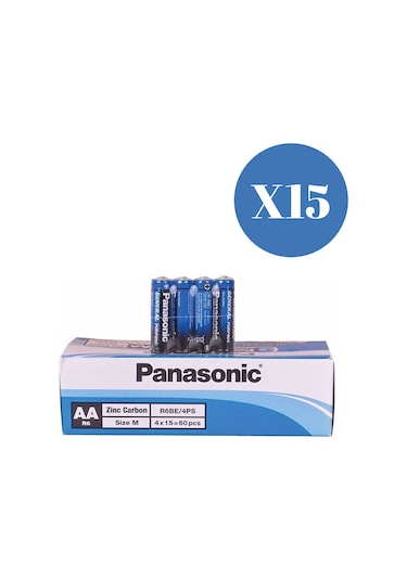 Panasonic R6BE/4PS AA Kalem Pil 4 x 15'li
