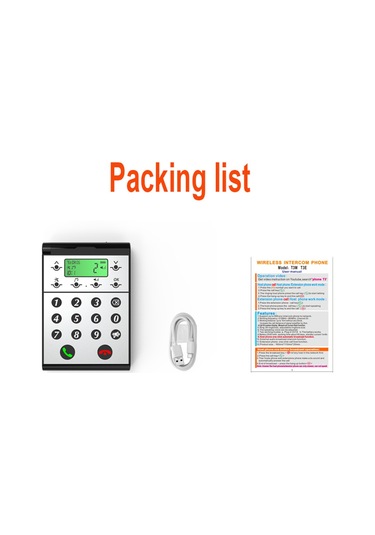 Kablosuz İnterkom Sistemi Akıllı Dijital Sesli Arama Hs6964b-1