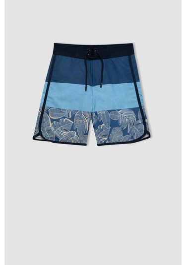 DeFacto Erkek Çocuk Desenli Deniz Şortu C3684A824HSNV256
