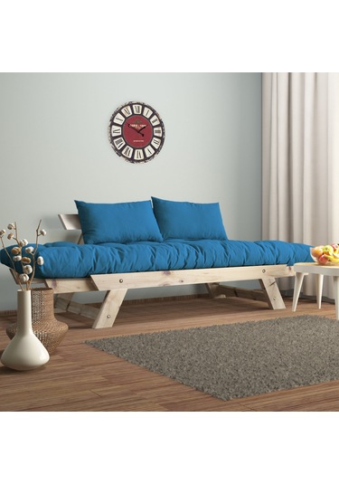 Adalar Masif Natural-mavi Renk 2li Kanepe Cpt8109-210