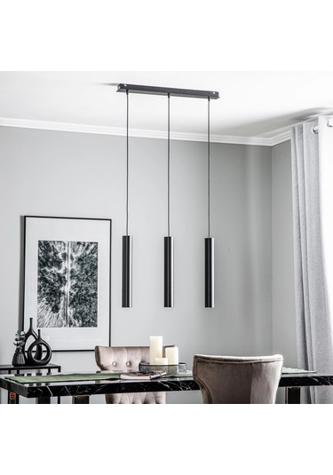 Archio Üçlü Ledli Sıralı Sarkıt Avize Çok Renkli