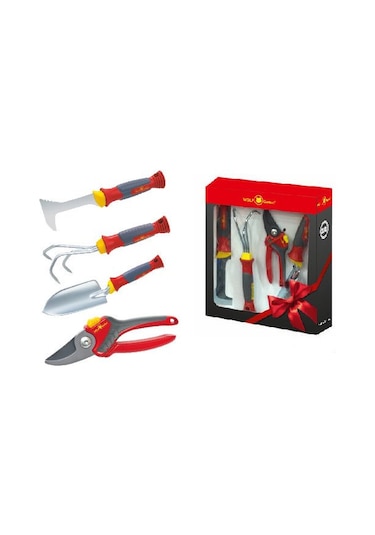 Wolf Garten P261 Bahçıvan Kürek Kesici Makas Tırmık Seti 4 Parça