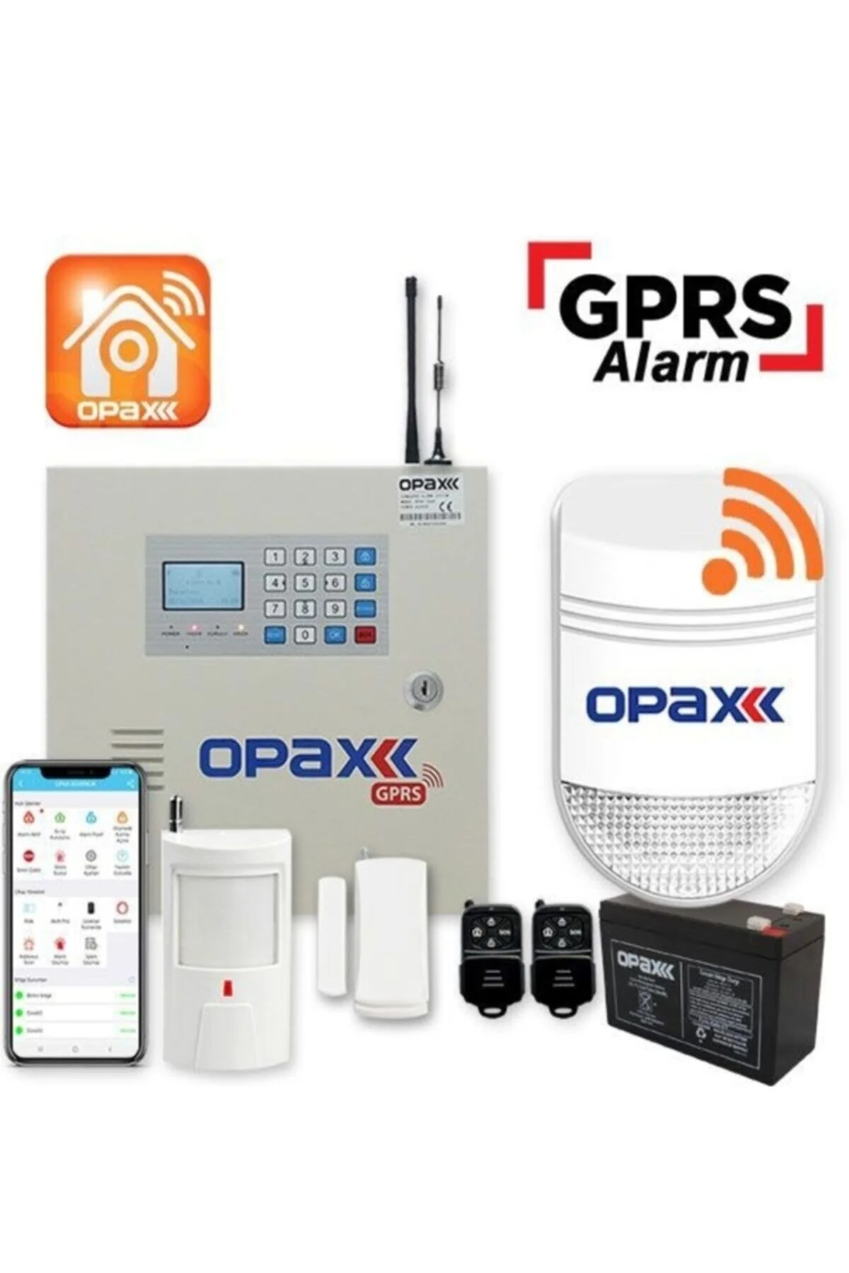 Opax-2646 Kablolu Kablosuz Gsm Gprs Alarmmpaneli