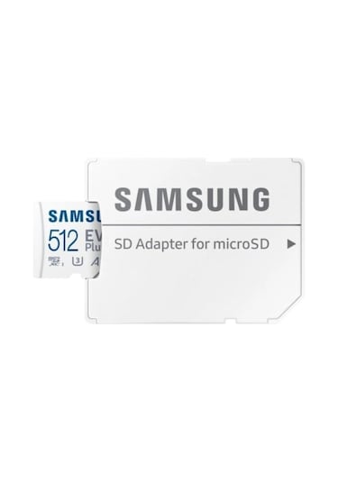 Samsung Evo Plus MB-MC512SA/TR 512 GB 160 MB/S MicroSDXC UHS-I U3 A2 V30 Hafıza Kartı
