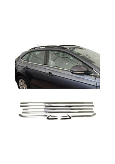 Volkswagen Taigo 2022 Krom Cam Çerçevesi 16 Parça Paslanmaz Çelik