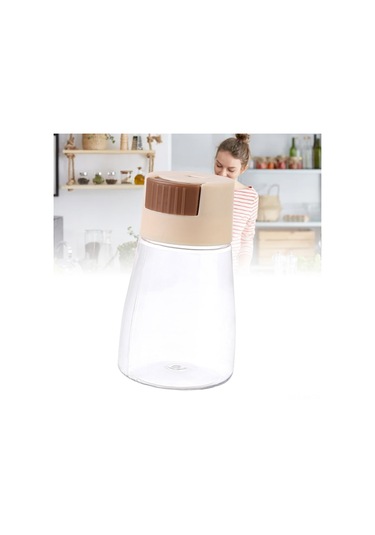 Xiyyadms Mavi Plastik Mutfak Baharat Dispenseri - Basılı Dozajlı Tuzluk, Kesin Miktar Kontrolü, Çeşitli Baharatlar İçin Uygun, Modern Tasarım Mavi