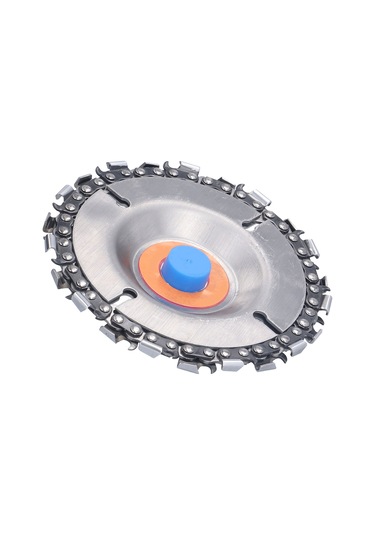 Maiyame Stahl Çelik Zincir Diski 4 İnç 22 Dişli, Açı Taşlama Aksesuarı, 14000 Devir/dakika, Ahşap Oyma Ve Parlaklaştırma İçin