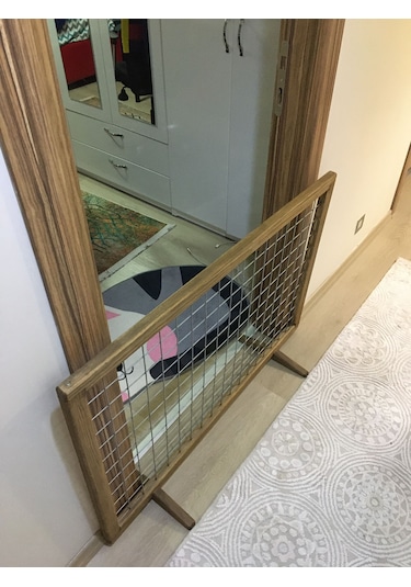 Naturbird Ahşap Metal Kapı Önü Bariyer Separatör 100 x 63 CM