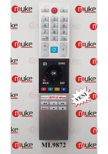 TOSHIBA NETFLIX YOUTUBE LED TV KUMANDA