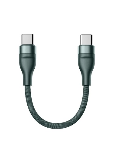 Snapbuy Pd60w Tip C Hızlı Şarj Kablosu 0.25m - Tablet, Telefon Ve Dizüstü Şarj Green 0.25 M