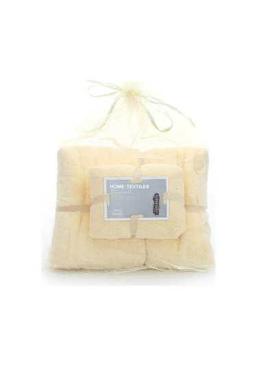 Xiyyadms Mikrofiber Deniz Mercan Kumaşı 2'li Banyo Havlusu Seti - Hızlı Kuruyan Ve Yüksek Su Absorpsiyonu Özelliği Bej Diğer