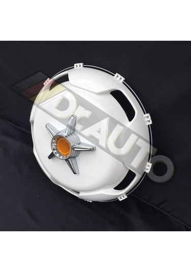 22.5 İnç Düz Model Sarı Fırfırlı Jant Kapağı 4'lü Takım