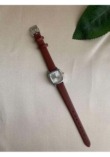 Rub192 25 Mm Rubsey Rubsey Retro Minimal Deri Kordon Kadın Kol Saati Siyah