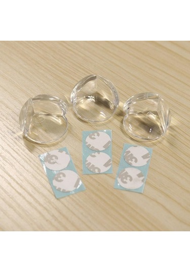 Jmsstore Silikon Köşe Koruyucu 12'li Şeffaf