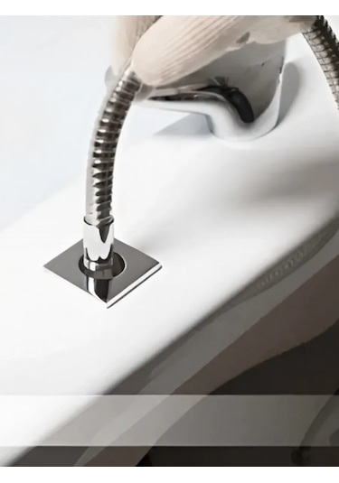 Matura Duş Hortumu 3/8 İnç'ten 1/2 İnçe, 200 Cm Uzunluğunda 450943094 Krom