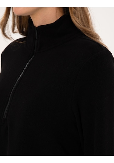 Pierre Cardin Kadın Siyah Sweatshirt 50316333-vr046 Siyah