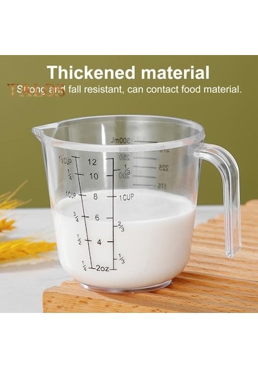 Ölçü Sıvı Sürahi Yüksek Doğruluk Değerli Ölçüm Yeniden Kullanılabilir Kullanışlı Sıvı Ölçüm Kabı Hacimsel Konteyner Aracı Mutfak Aksesuarları S