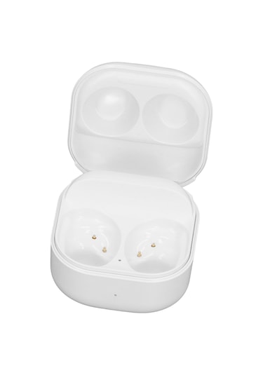 Konesam Samsung Galaxy Buds Fe Sm-r400 İçin Yerine Geçici Şarj Kutusu - 600mah Batarya, Type-c Kablolu, Led Göstergeli, Beyaz Kablolu Şarj Beyaz