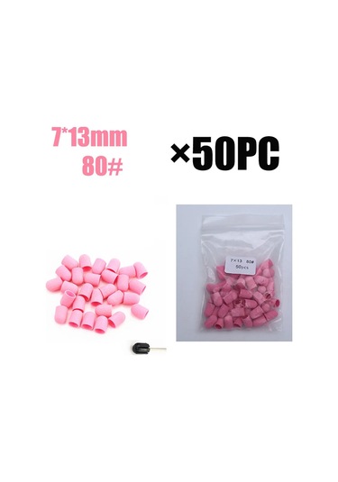 50 Adet Pedikür Bakımı Siyah Zımpara Kapakları Mandrel Pedikür Manikür Ölü Deri Kaldırmak Parlatma Ayak Bakımı Temiz Tırnak Eti Aksesuarları Bej Kahve