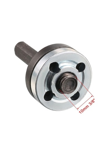 Pazly 3/8'' 10mm Açılı Taşlama Mandren Adaptörü Seti + Disk Tutucu & 2 Anahtar 5'li Paket