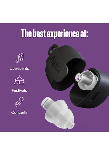Partyplug Pro Kulak Tıkacı, 21 Db Hi-fi Koruma Şeffaf Renk