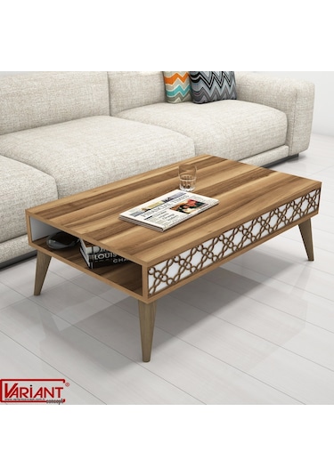 Variant City Orta Sehpa Ceviz-Beyaz