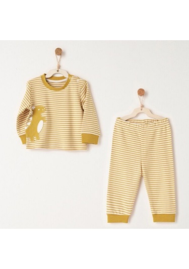 Andywawa 2'li Bebek Takım Ac26350 Hardal