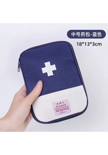 Taşınabilir Orta Çanta İlk Yardım Çantası Hayatta Kalma Kiti Araba Acil Durum Kiti Boş İlk Yardım Kutusu Tıbbi Malzemeler Hayatta Kalma Kiti Lavanta