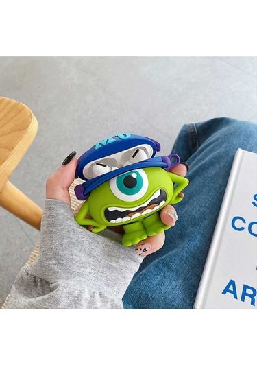 Iphone Pro/pro2 Nesil Uyumlu Koruyucu Bluetooth Kulaklık Kılıfı Mu Figürlü Mu Airpods Pro/pro2 Nesil