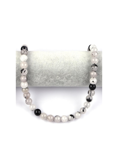 Rutil Kuvars Doğal Taş Dizi 10 Mm Küre Kesim Turkuaz