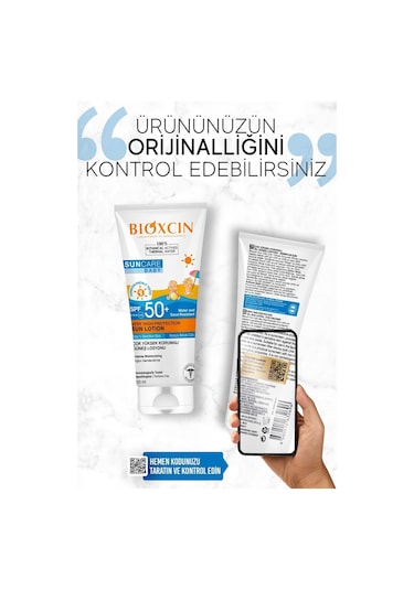 Bioxcin Sun Care Hassas Ciltler Için Çok Yüksek Korumalı Mineral Güneş Kremi Bebek 50 Spf 100 ml